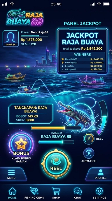 garuda138 — layar beranda